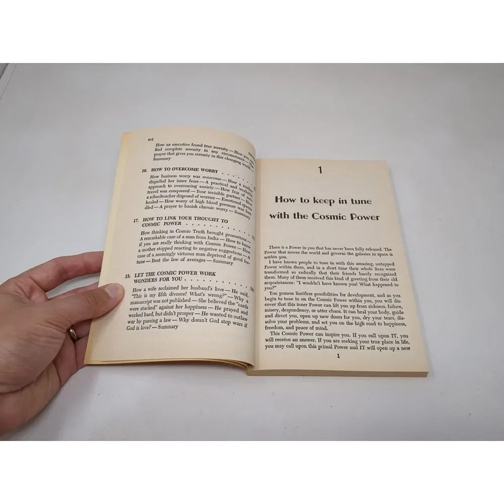 The Cosmic Power Within‎ You by Joseph Murphy Parker Publishing 1968 Vintage 60s